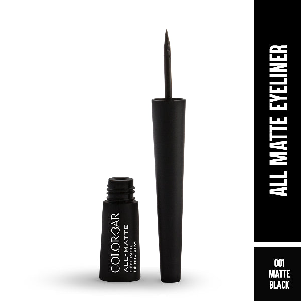Colorbar All-Matte Eyeliner 001 Matte Black (2.5 ml)