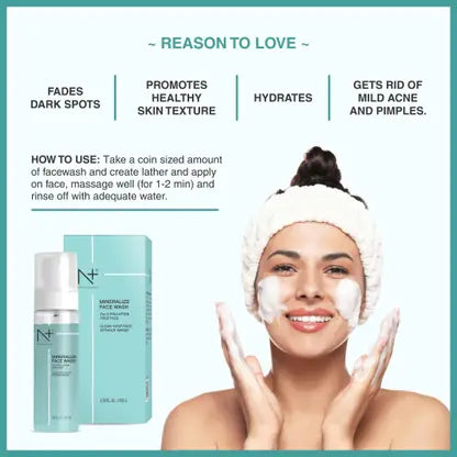 N PLUS Mineralise Facewash Face Wash (100 ml)
