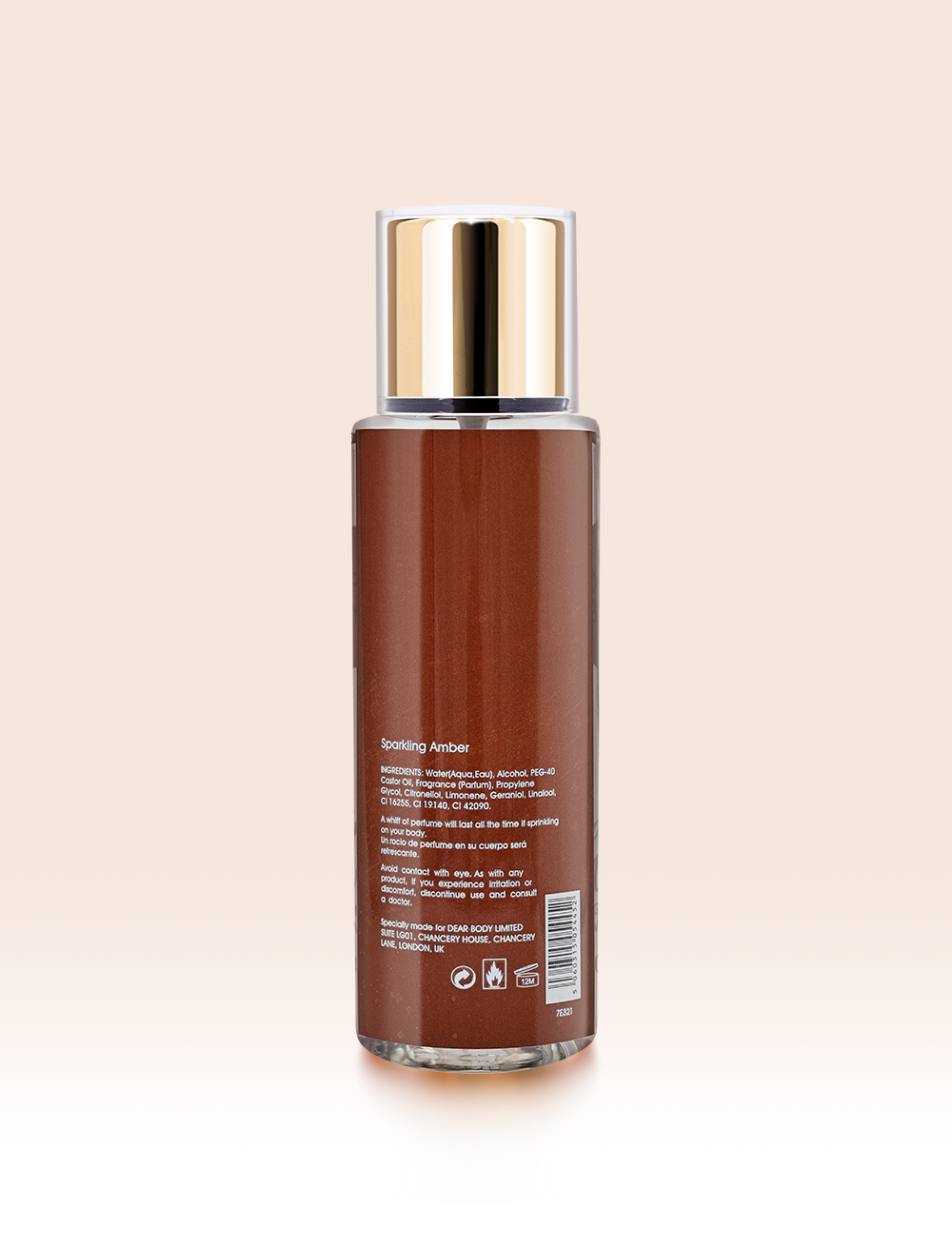 Dear Body Sparkling Amber Fragrance Mist 250ml
