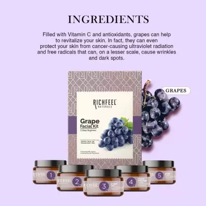 RICHFEEL Grapes Facial Kit (250 g)