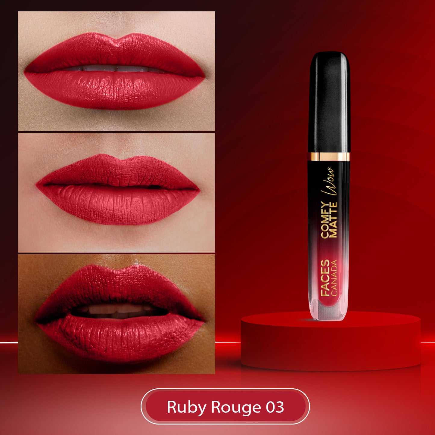 FACES CANADA Comfy Matte Wow Liquid Lipstick (3.8 ml)