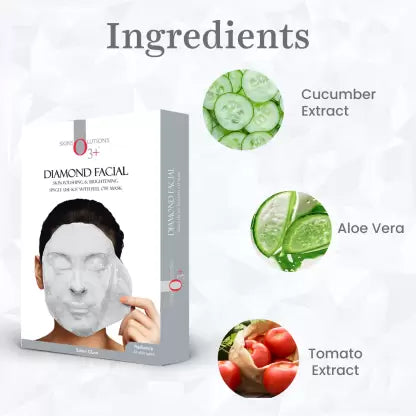 O3+ Brightening & Finelines Reduce Diamond Facial kit (37 g)