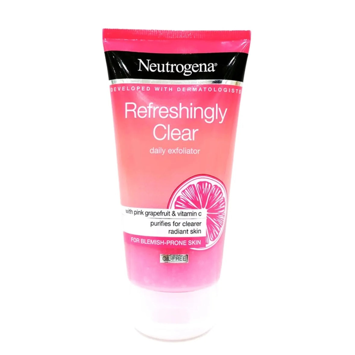 Neutrogena Refreshingly Clear Daily Exfoliator With Pink Grapefruit & Vitamin C (150 ml)