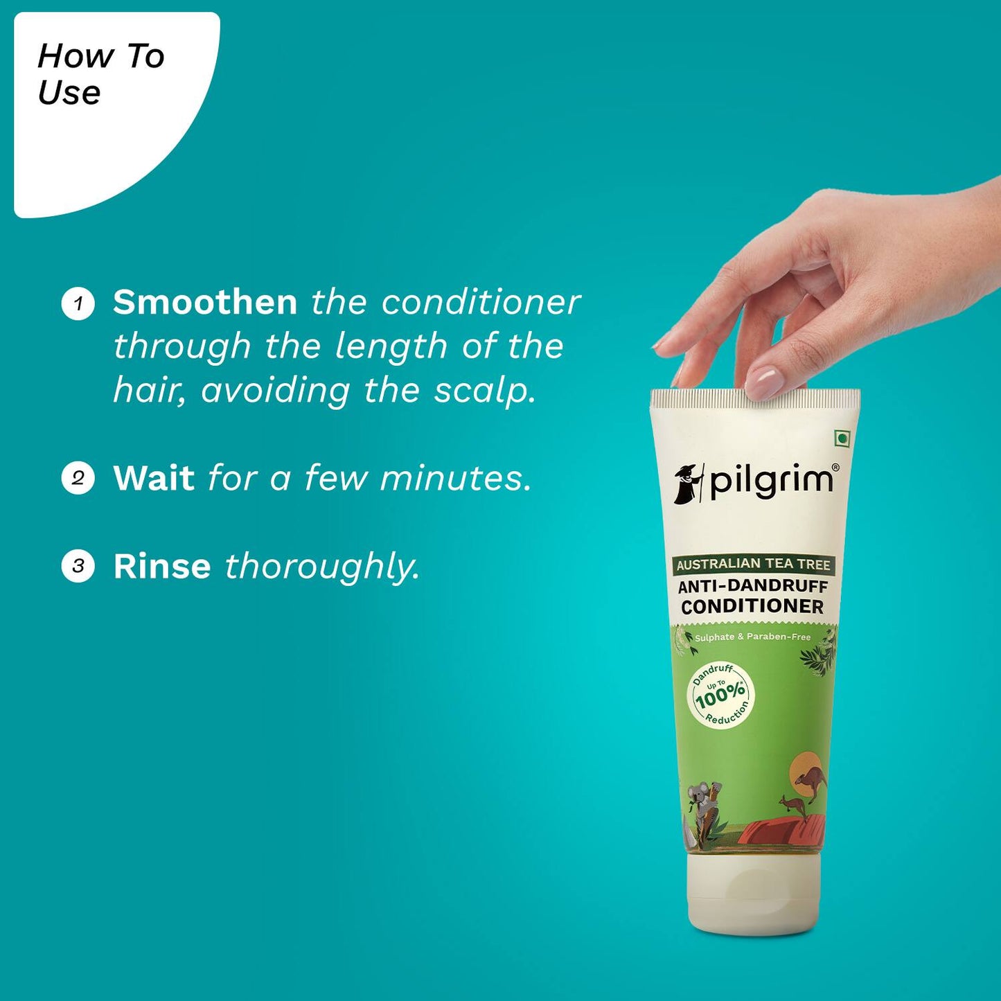 Pilgrim Australian Tea Tree Anti Dandruff Conditioner (200 ml)