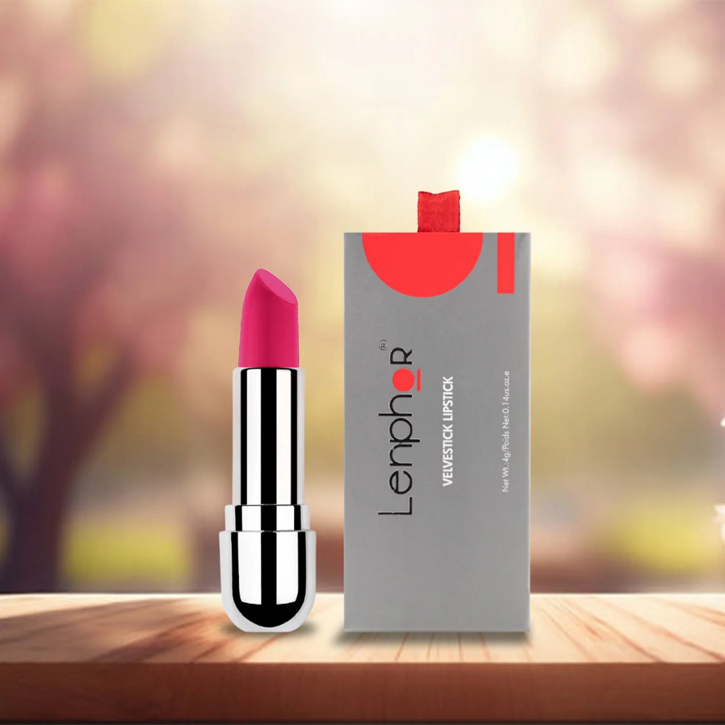 Lenphor Velvestick Lipstick 17-Gloamorous Pink (4g)