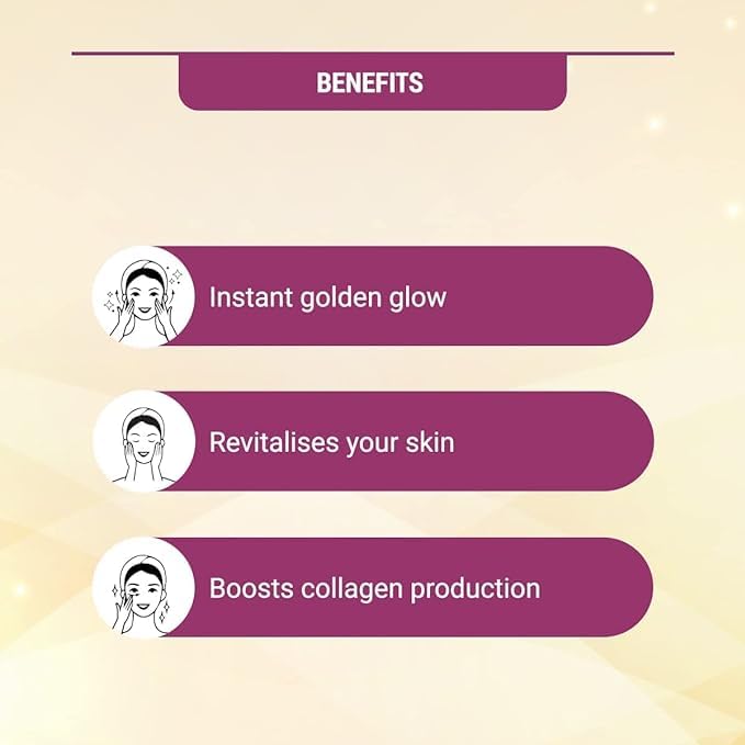Lotus Herbals Radiant Gold Cellular Glow Facial Kit (37g)