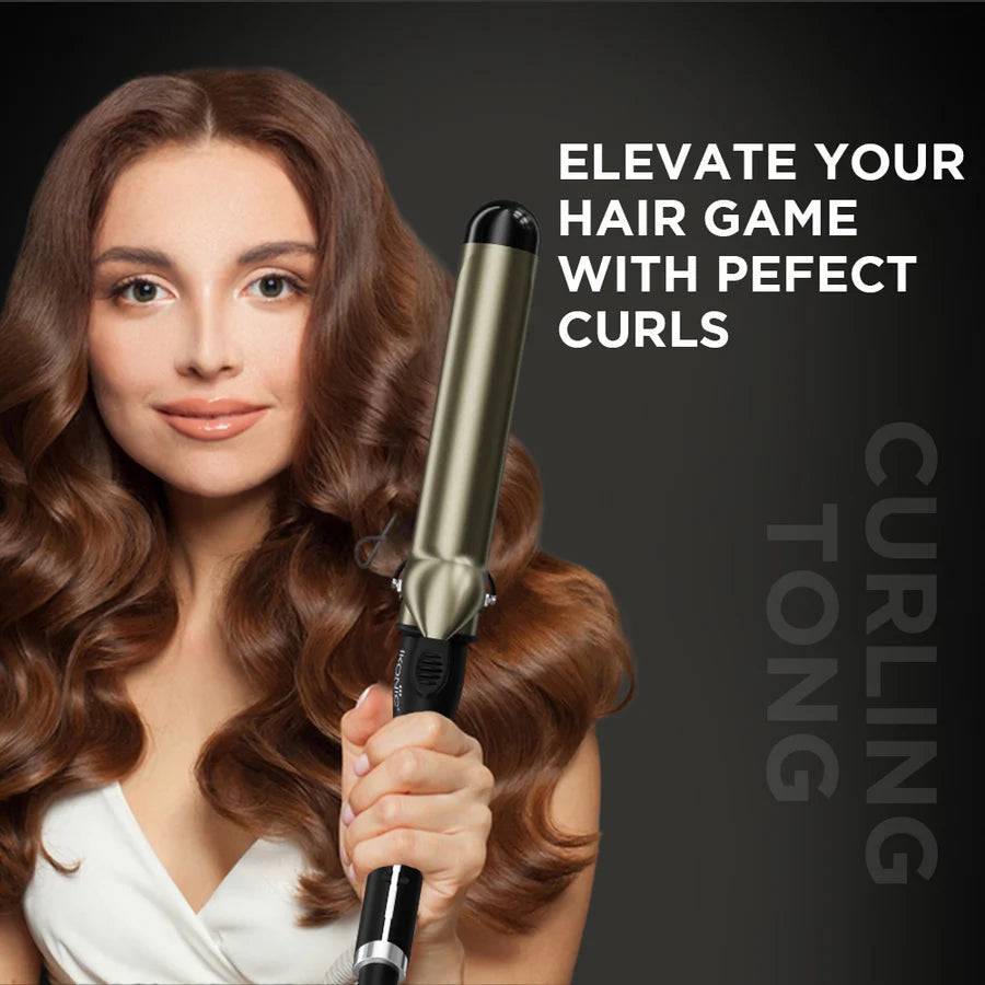 Ikonic Professional Curling Tong Black