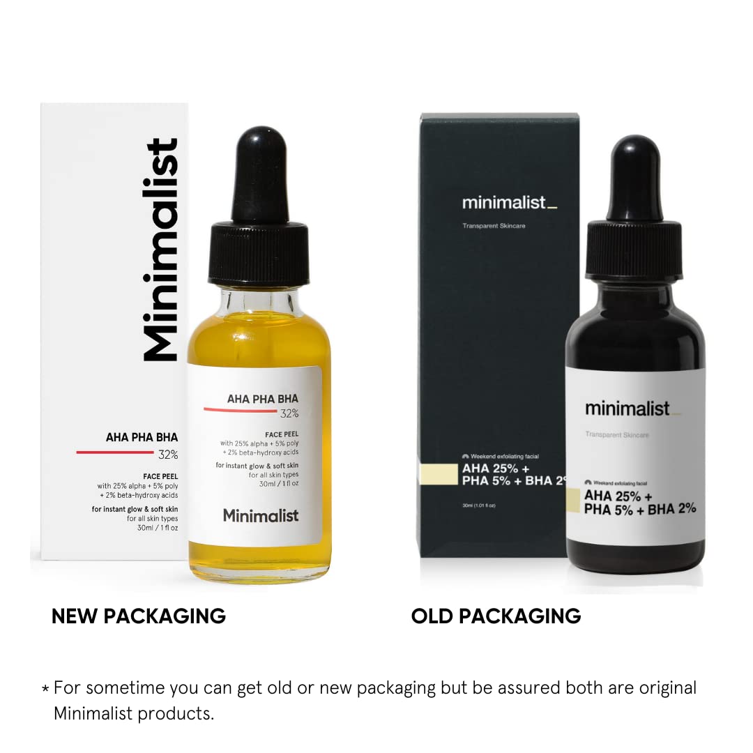 Minimalist AHA 25% + PHA 5% + BHA 2% Face Peel - (30ml)