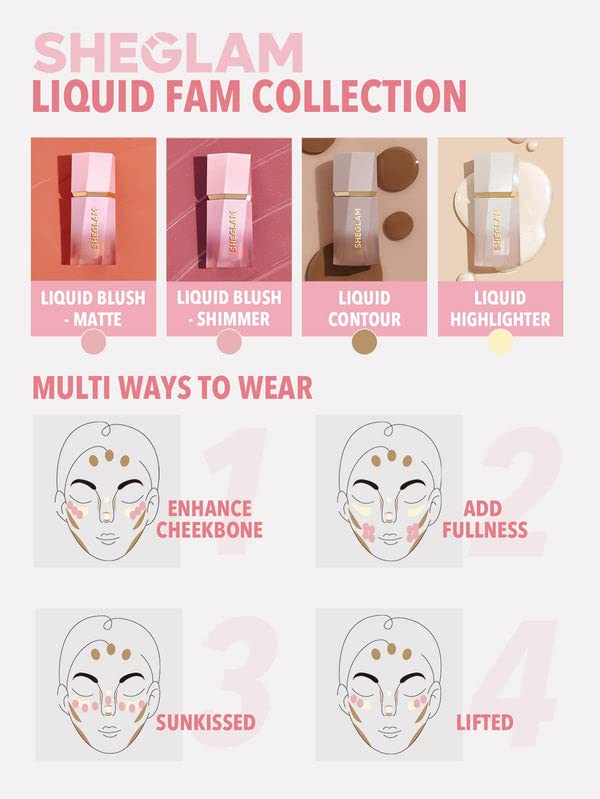 Sheglam Color Bloom Liquid Blush - Risky Business (5.2 ml)