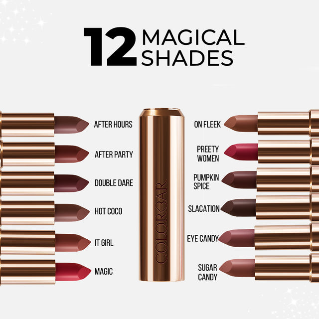 Colorbar Powerkiss Matte Lipstick - Pumpkin Spice (4.2g)