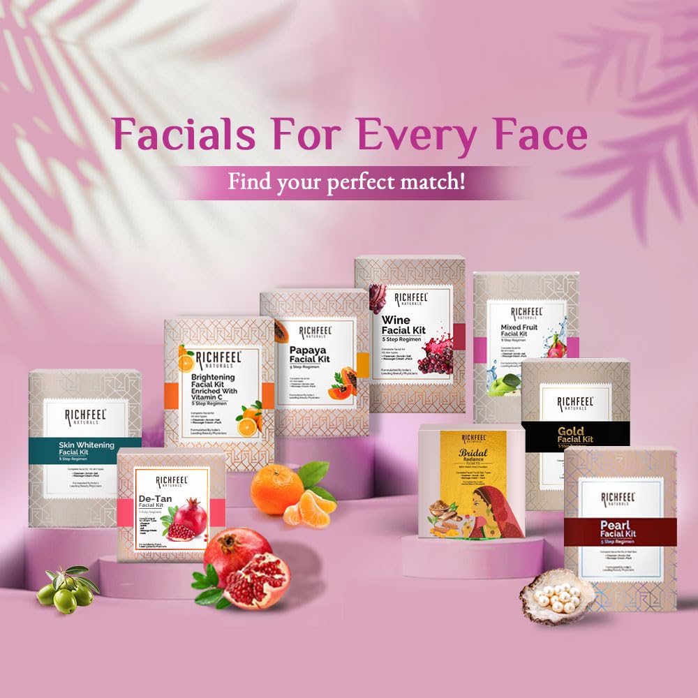 Richfeel Mixed Fruit Facial kit 5x50 (250 g)