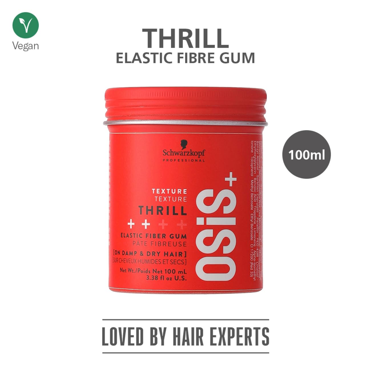 Schwarzkopf Professional OSiS+ Thrill Elastic Hair Styling Fibre Gum (100ml)