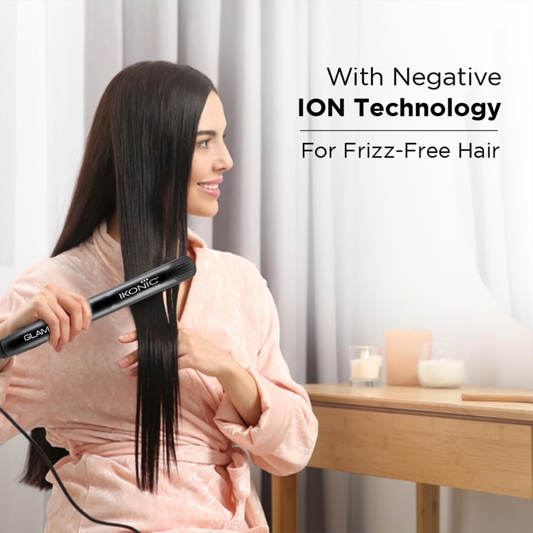 Ikonic Hair Straightener - Glam Black