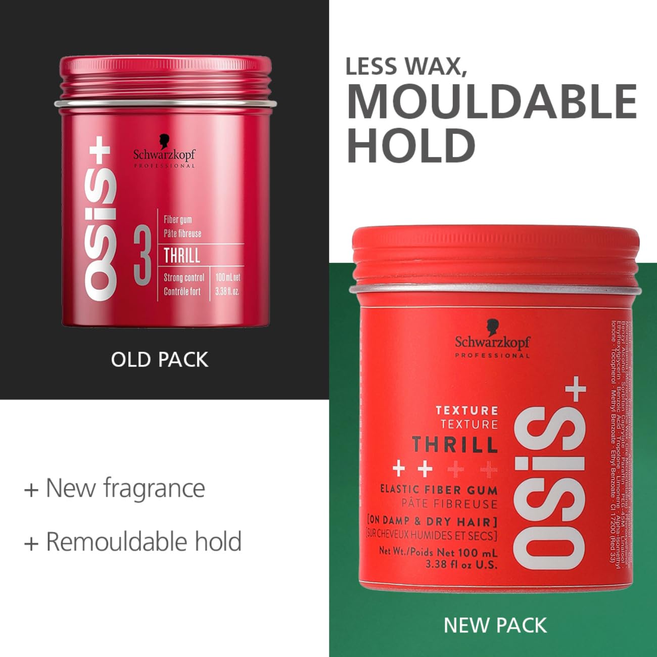 Schwarzkopf Professional OSiS+ Thrill Elastic Hair Styling Fibre Gum (100ml)