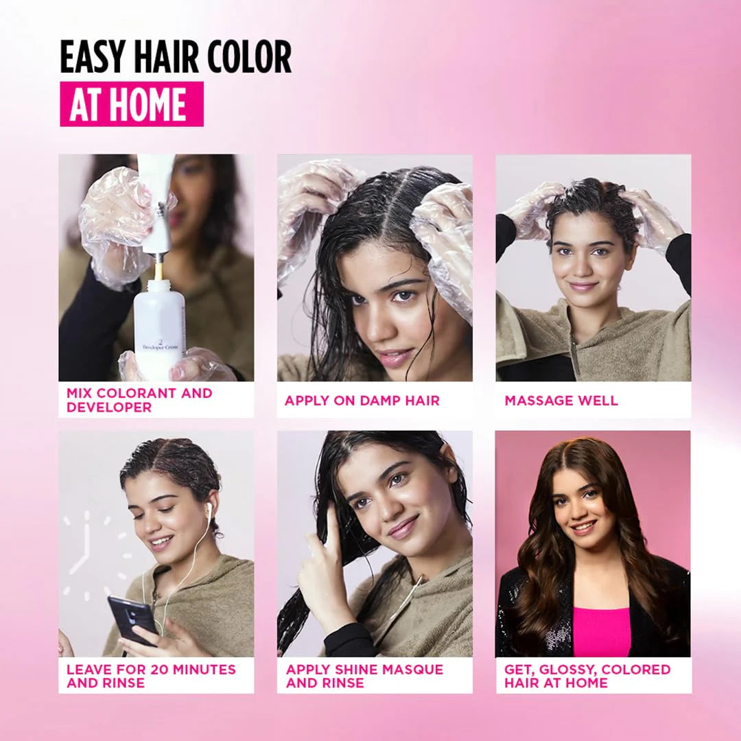 L'Oreal Paris Casting Creme Gloss Hair Color - 400 Dark Brown (87.5g+72ml)