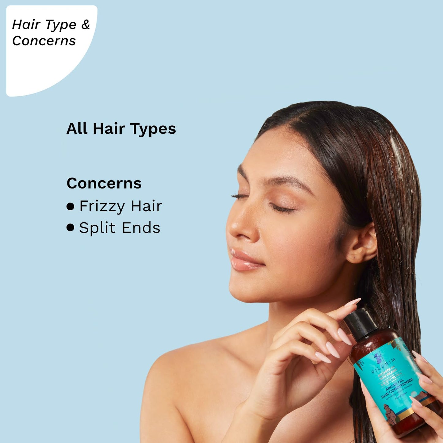 Pilgrim Argan Oil Hair Conditioner with White Lotus & Camellia (200 ml)