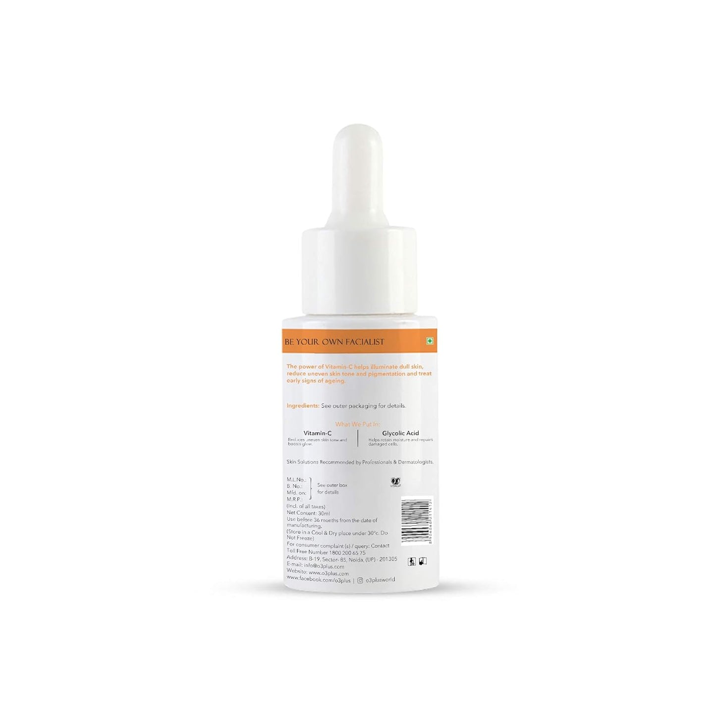 O3+ Skin SoLutions Vitamin C Serum Glow With Glycolic Acid (30ml)