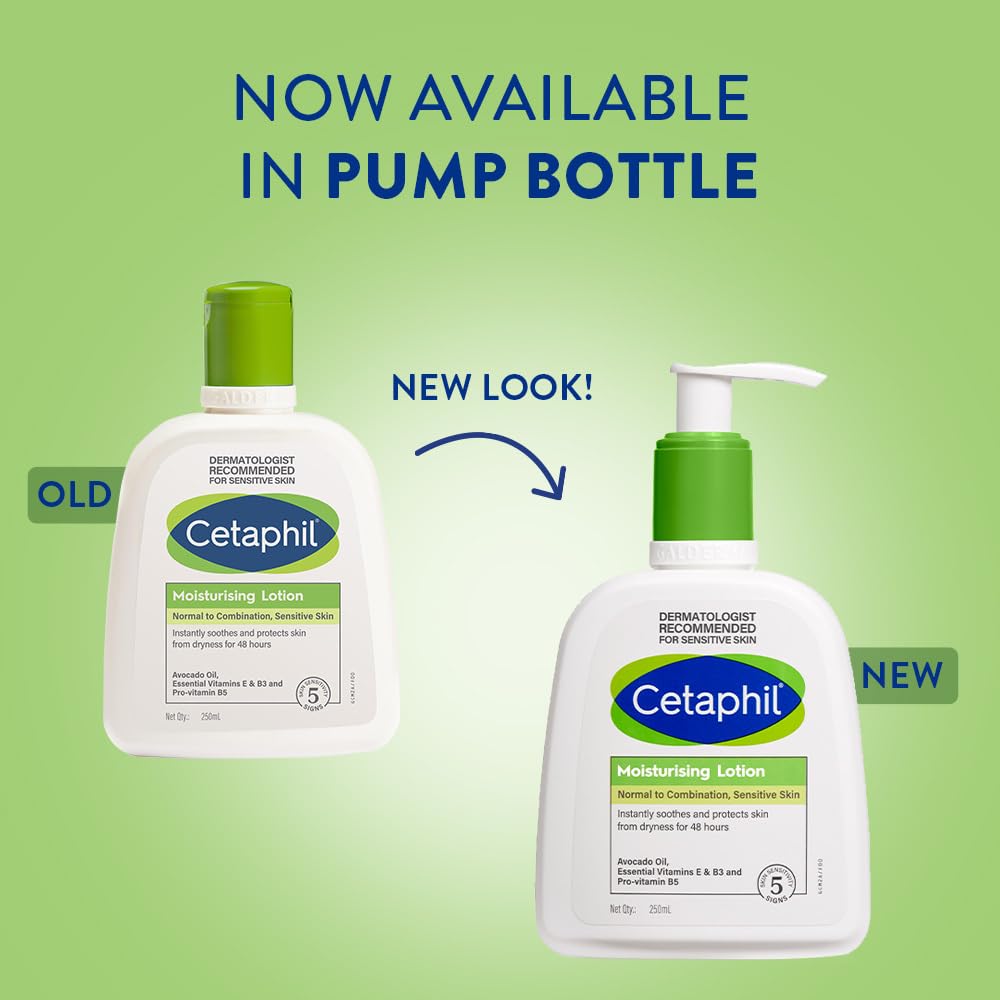 Cetaphil Moisturising Lotion For Dry To Normal Sensitive Skin - Dermatologist Recommended (250ml)