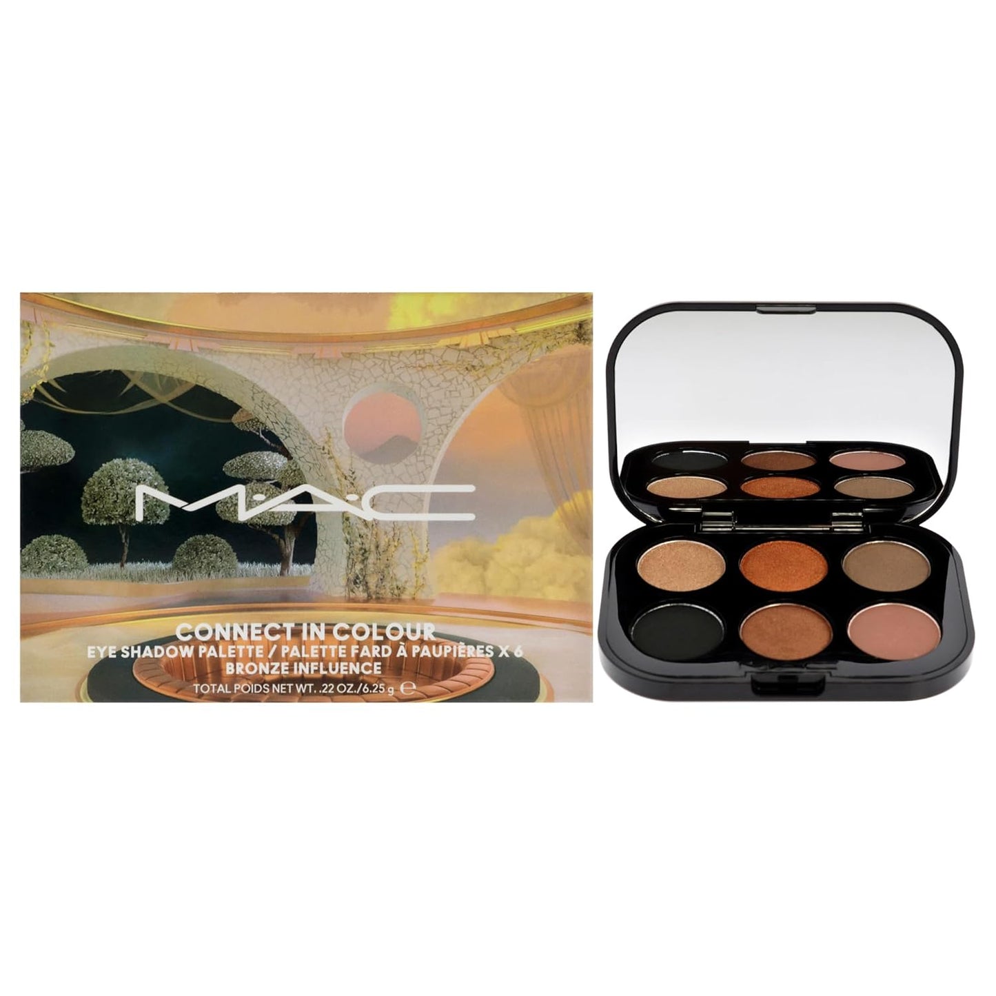 M.A.C Connect In Colour Eye Shadow Palette X6 - Bronze Influence (6.25 g)