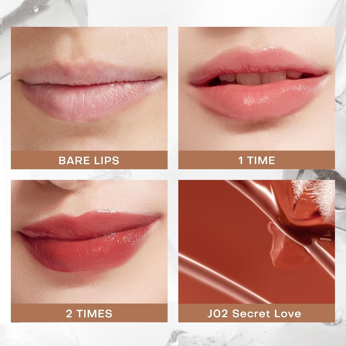 Mistine Thai Latte Juicy Lip Glaze J02 Secret Love (2.6g)