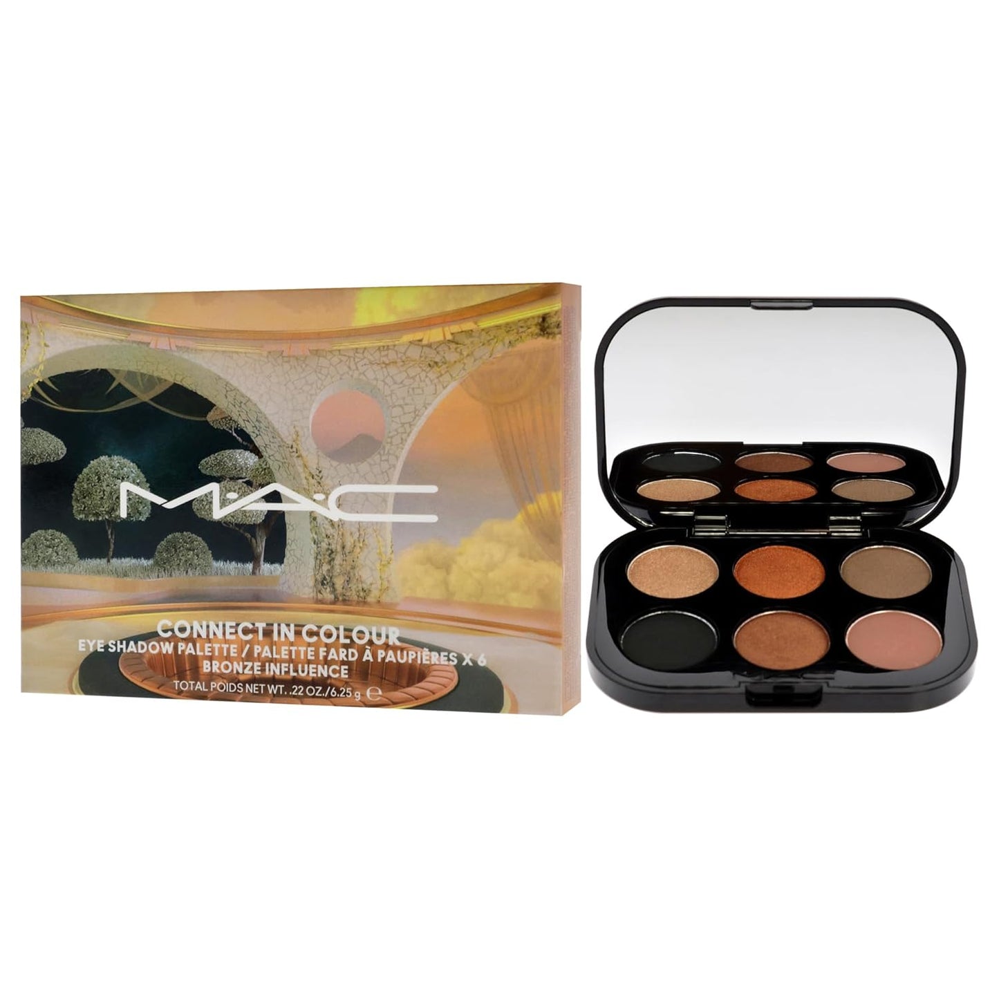 M.A.C Connect In Colour Eye Shadow Palette X6 - Bronze Influence (6.25 g)