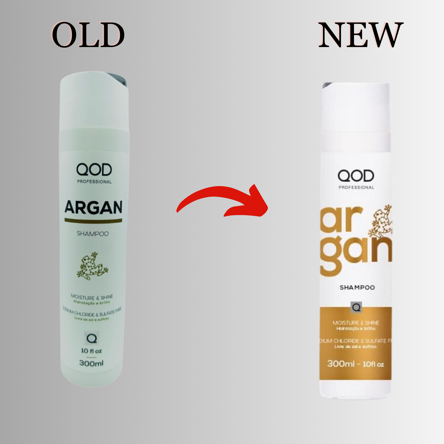 Qod Professional Argan Moisture & Shine Shampoo (300 ml)