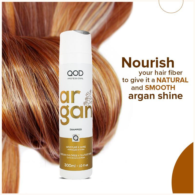 Qod Professional Argan Moisture & Shine Shampoo (300 ml)