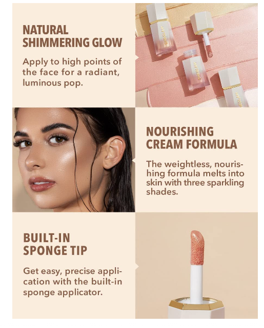 Sheglam Glow Bloom Liquid Highlighter - Tea Cake (5.2 ml)