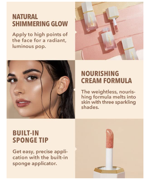 Sheglam Glow Bloom Liquid Highlighter - Vanilla Frost (5.2 ml)