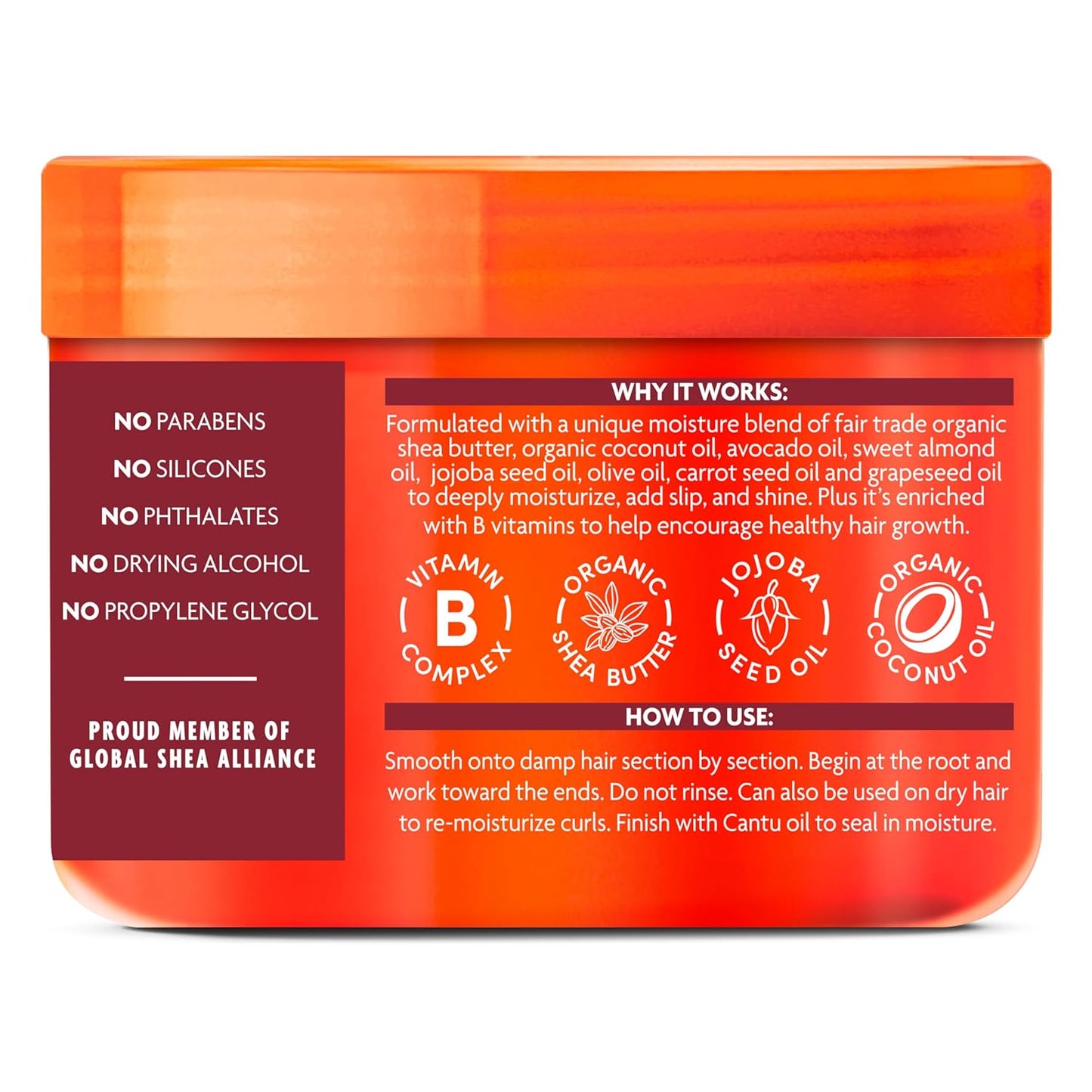 Cantu, Shea Butter, Coconut Curling Cream (340 g)