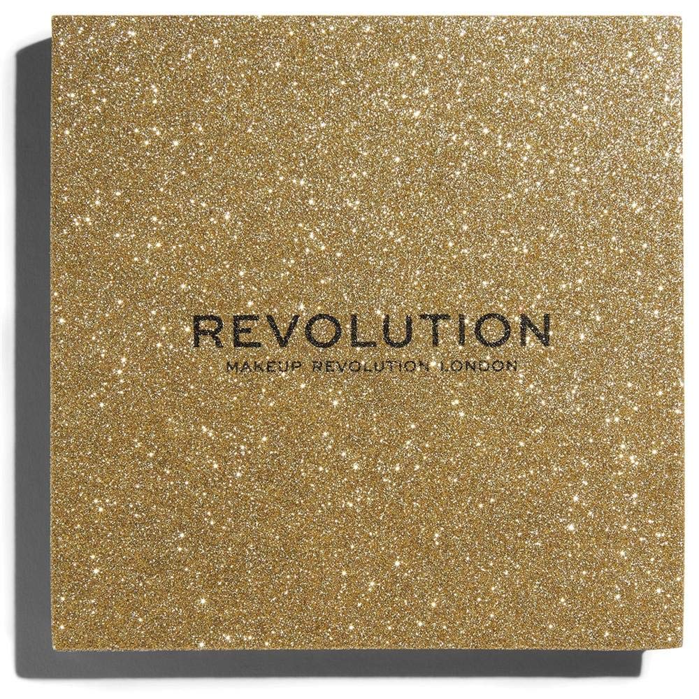 Makeup Revolution Pressed Glitter Midas Touch glitter palette (10.8 g)