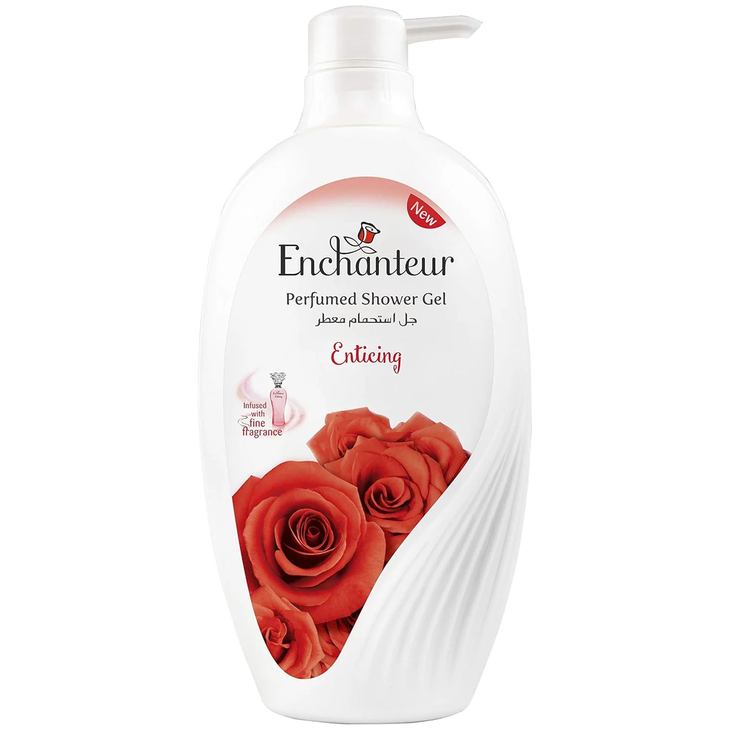Enchanteur Enticing Shower Gel, Shower Experience With Fine Floral Fragrance (550 ml)