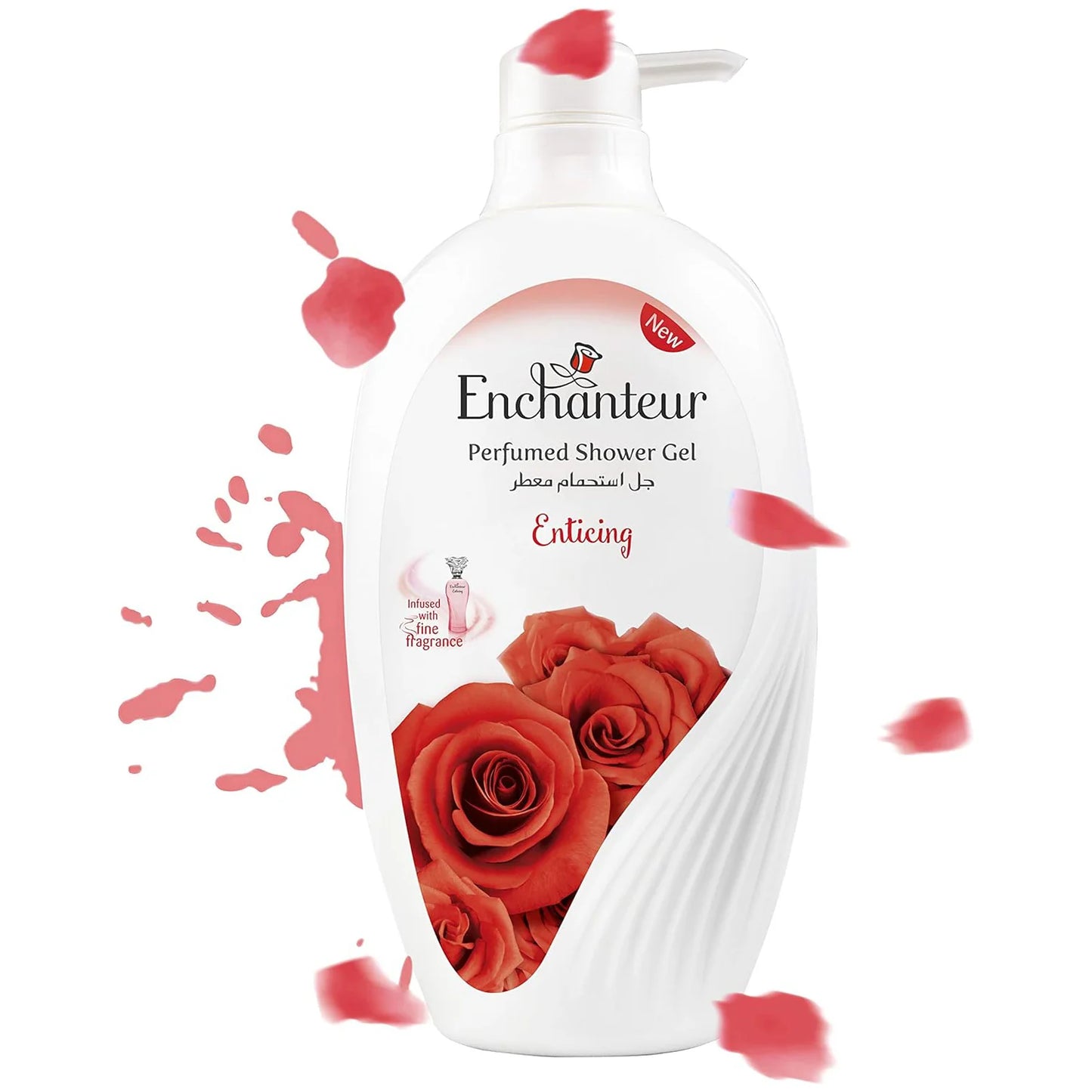 Enchanteur Enticing Shower Gel, Shower Experience With Fine Floral Fragrance (550 ml)