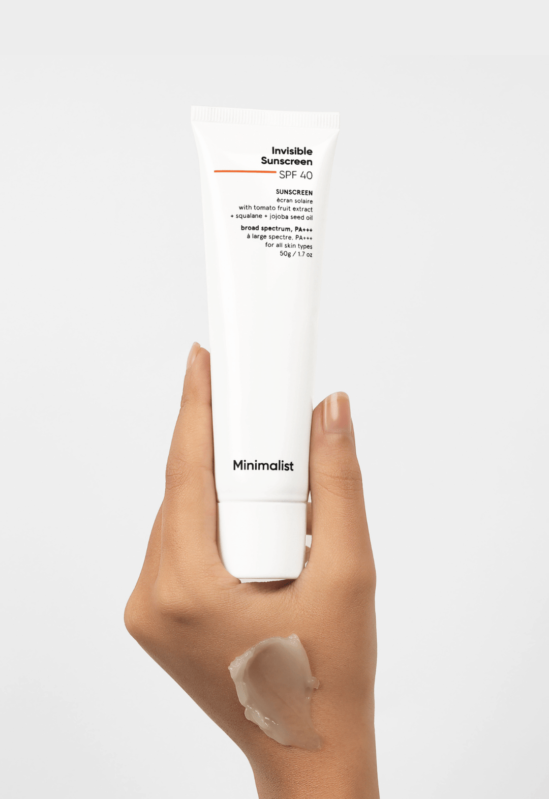 Minimalist Invisible SPF 40 Sunscreen (50g)