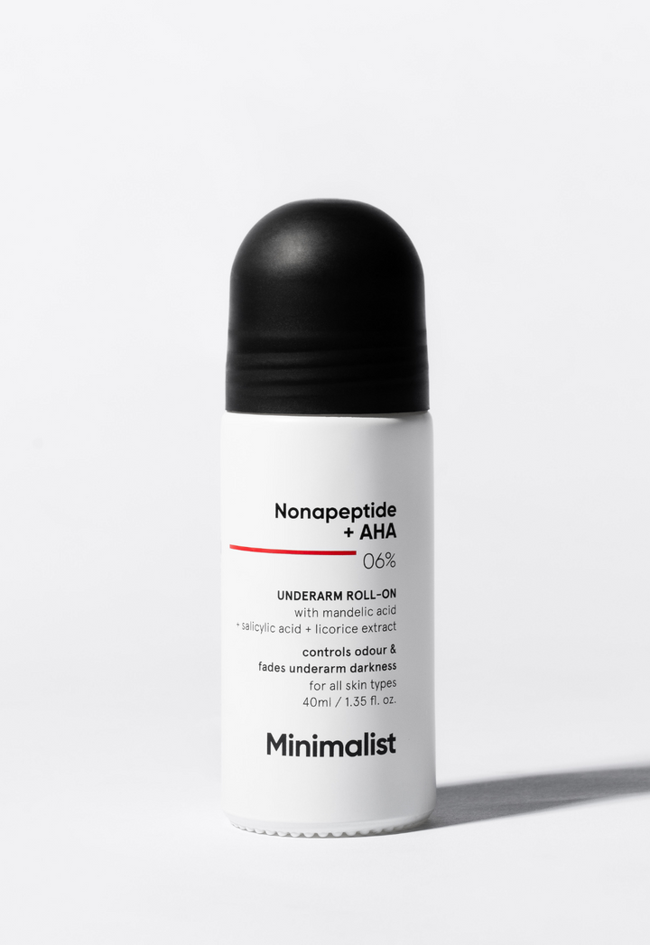 Minimalist Nonapeptide + AHA 06% Underarm Roll-On (40ml)