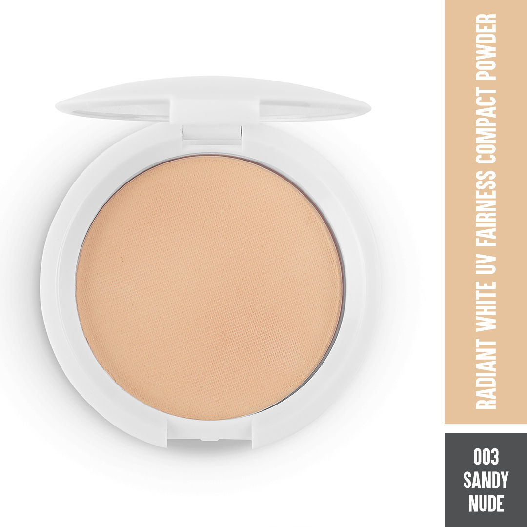 Colorbar Radiant White UV Fairness Compact Powder With SPF 18 - 003 Sandy Nude (9gm)