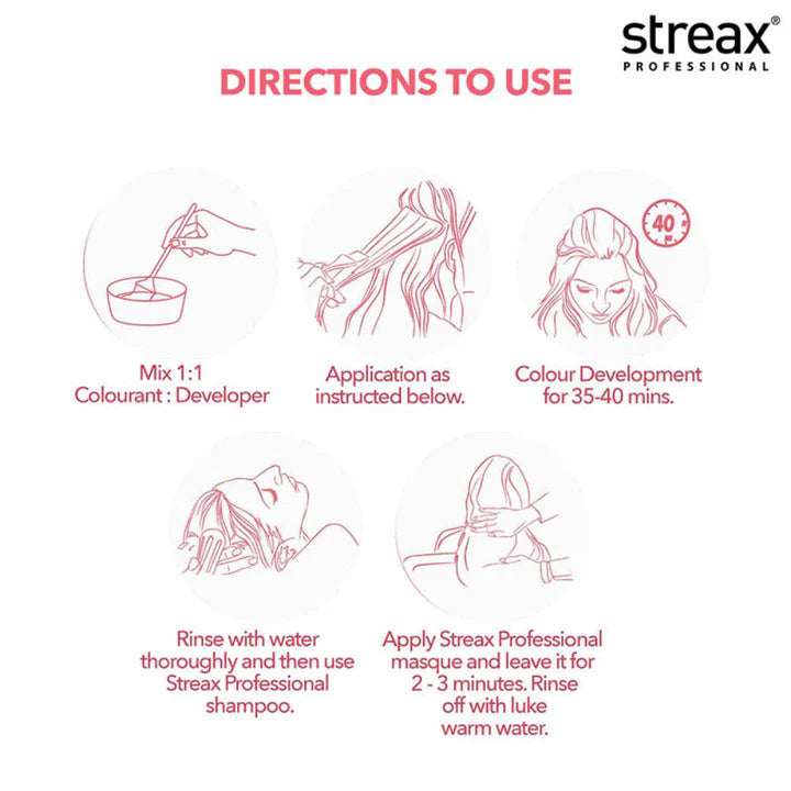 Streax Professional 30 Volume 9% Developer For Argan Secrets Colorant (1000ml)