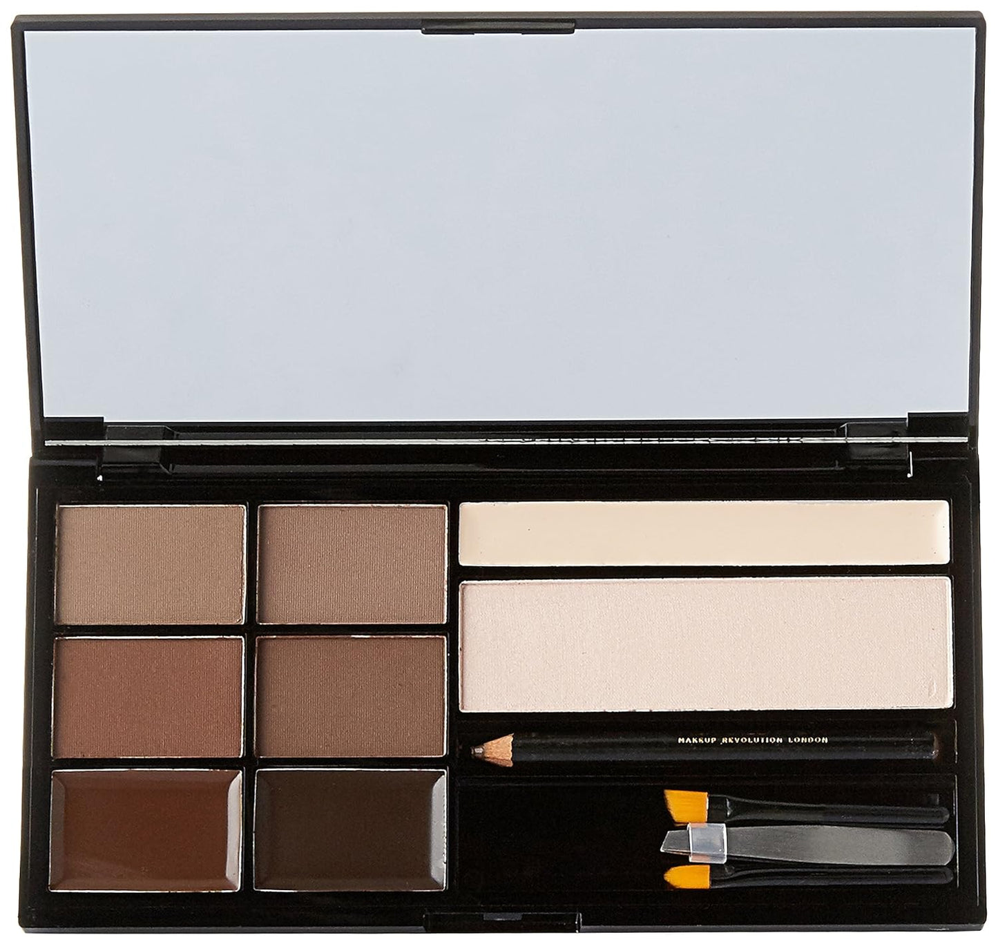 Make Up Revolution London Ultra Brow Palette, Medium to Dark (20 g)
