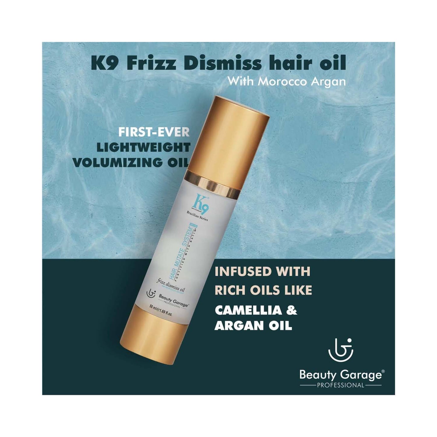 Beauty Garage K9 Frizz Dismiss Hair Oil (50 ml)