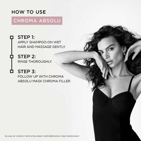 Kerastase Chroma Absolu Bain Riche Chroma Respect Shampoo for medium to thick hair (Sulphate-Free) 250ml