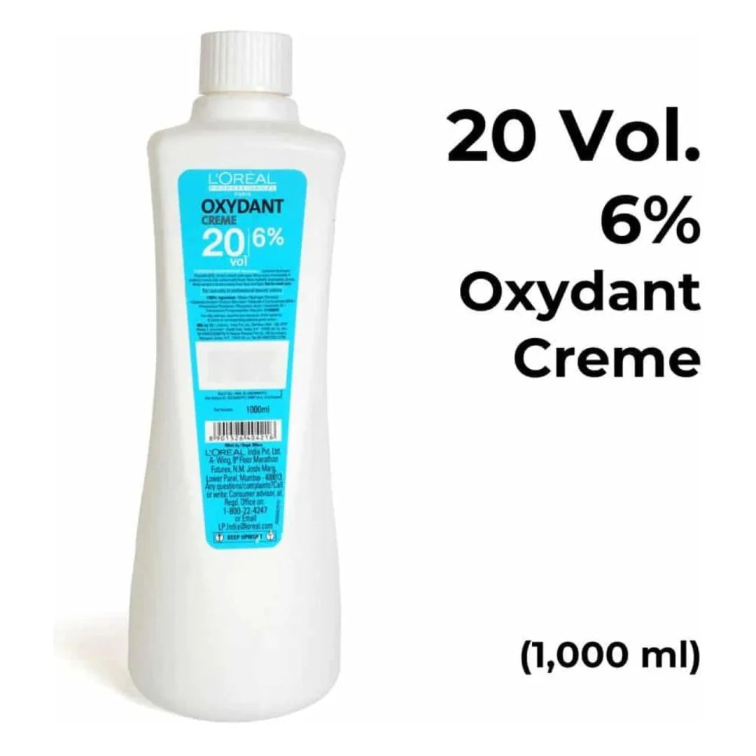 L'Oreal Professionnel Oxydant Creme 20 Volume 6% Developer (1000ML)