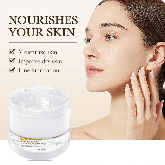Bioaqua Rice Raw Pulp White Gel Moisturizing Brightening Gel (300 g)