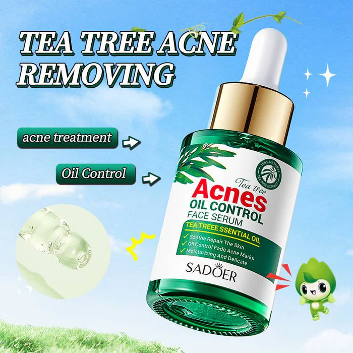 Sadoer Tea Tree Oil Control Anti-Acne Serum Essence (30 ml)