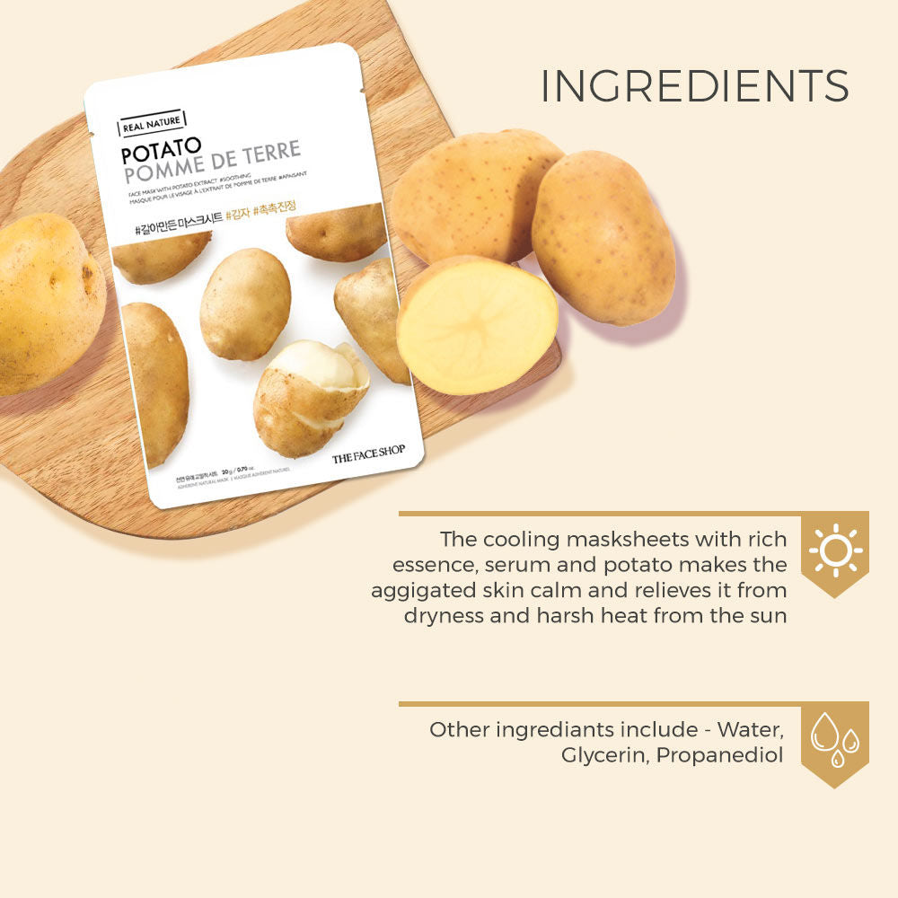 The Face Shop Real Nature Potato Face Mask (20g)