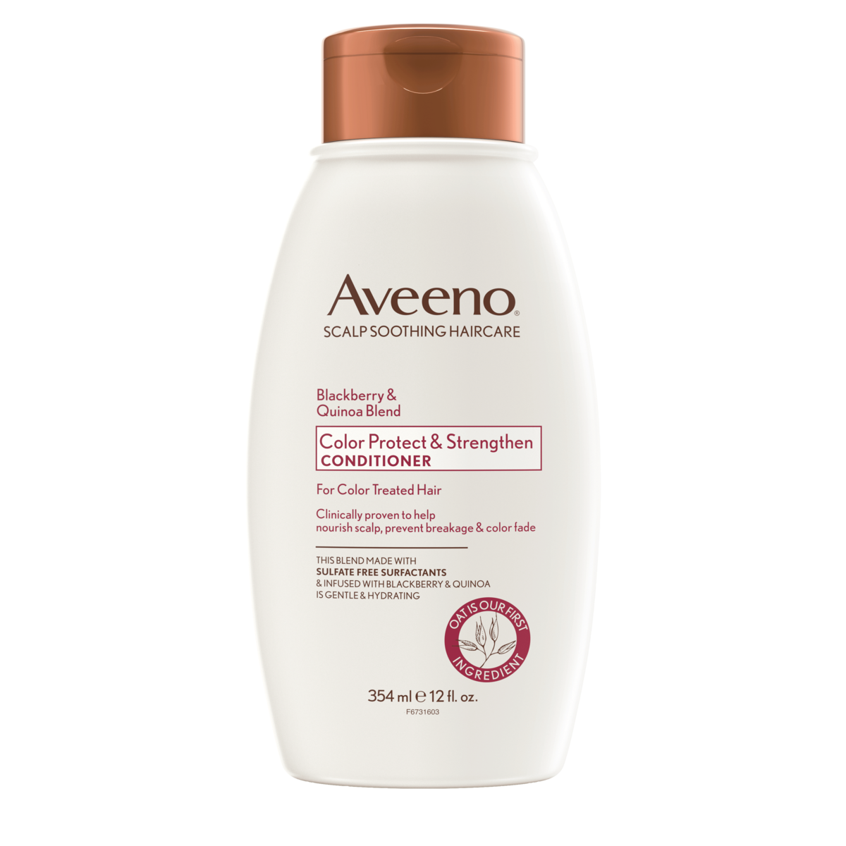 Aveeno Scalp Soothing Haircare Conditioner, Blackberry Quinoa Protein Blend, (354 ml)