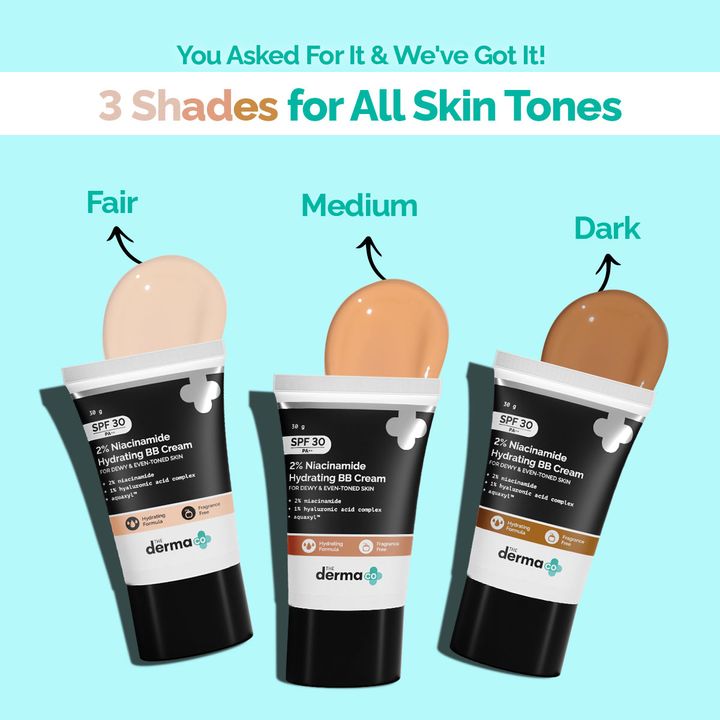 2% Niacinamide Hydrating BB Cream with 1% Hyaluronic Acid Complex & Aquaxyl (30 g) 03 - Warm Beige