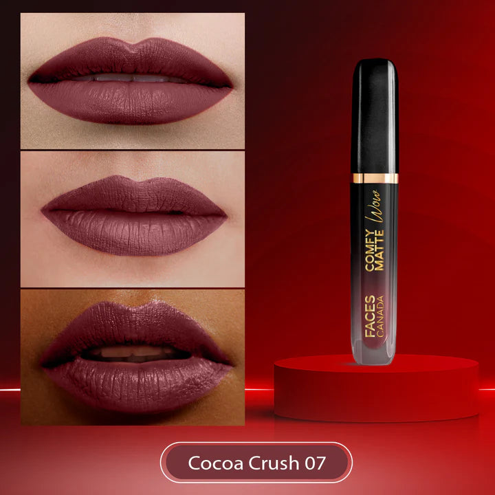 FACES CANADA Comfy Matte Wow Liquid Lipstick (3.8 ml)