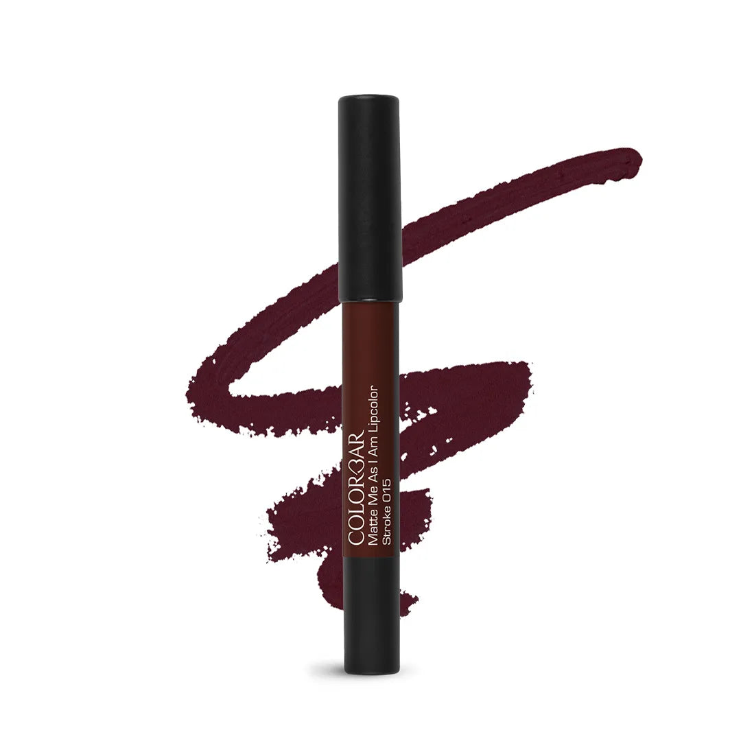 Colorbar Matte Me As I Am Lipcolor - 015 Stroke (2.8g)