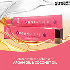 Streax Professional Argan Secrets Hair Colourant Cream 60g