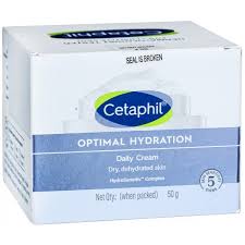 Cetaphil Optimal Hydration Lightweight Face Moisturizer With Hyaluronic Acid For Dehydrated Skin (50 g)